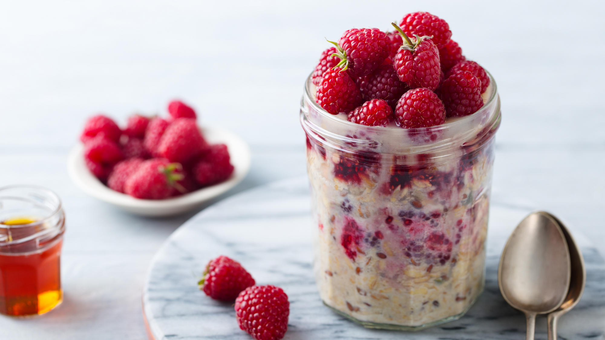 Overnight Oats with Nature Captured Super Berry Blend